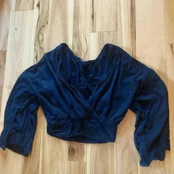 Black Reversible Womens Top Lulu’s - Picture 1 of 5